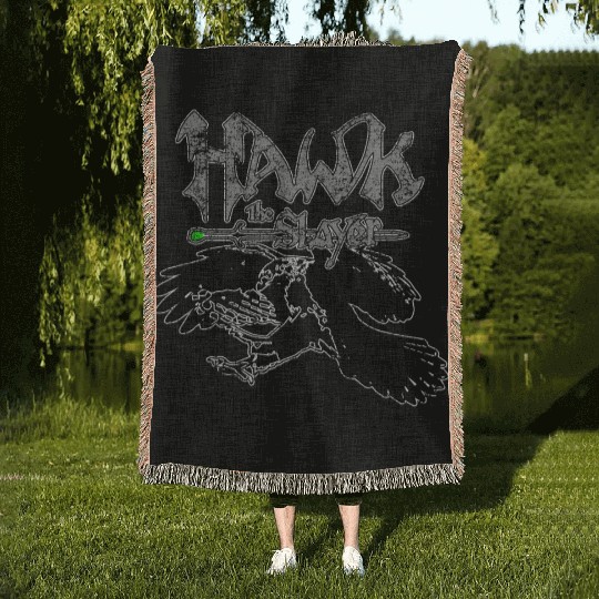 Hawk the Slayer Woven Blankets