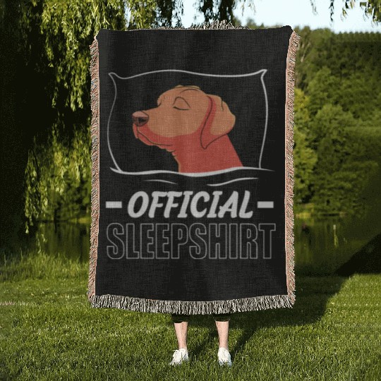 Rhodesian Ridgeback Dog Official Sleep Woven Blankets