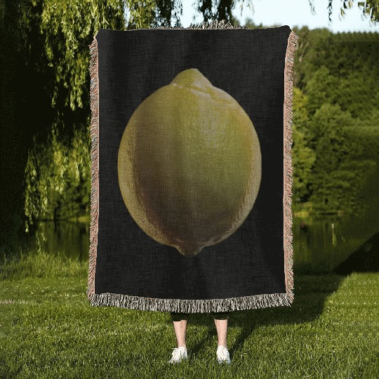 Lemon Realistic Woven Blankets