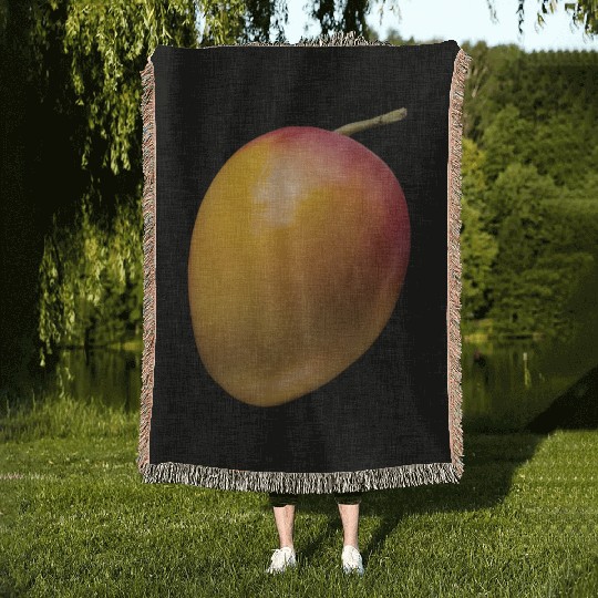 Mango Realistic Woven Blankets