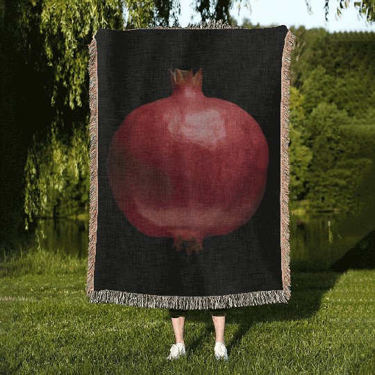 Pomegranate Realistic Woven Blankets