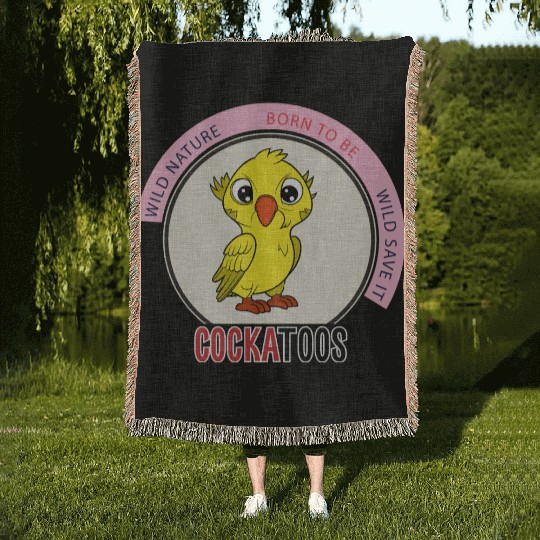 Wild Nature - Born to Be Wild Save It Woven Blankets