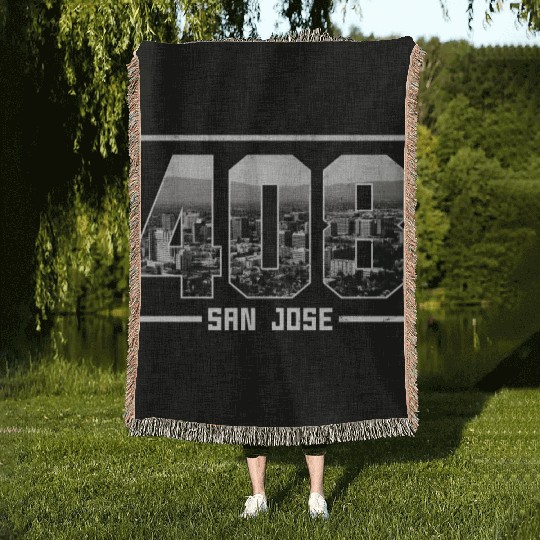 Vintage San Jose 408 Woven Blankets
