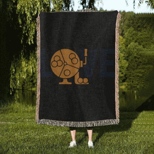 Bingo Love Professional Caller Daubers Bingo Woven Blankets