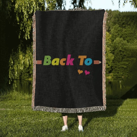 Welcome back to school Woven Blankets