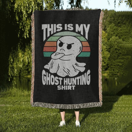 This Is My Ghost Hunting Woven Blankets Paranormal Hunter