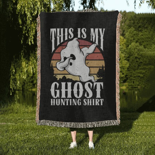 This Is My Ghost Hunting Woven Blankets Paranormal Hunter