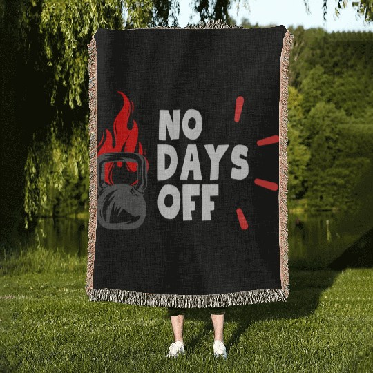 No Days OFF Woven Blankets