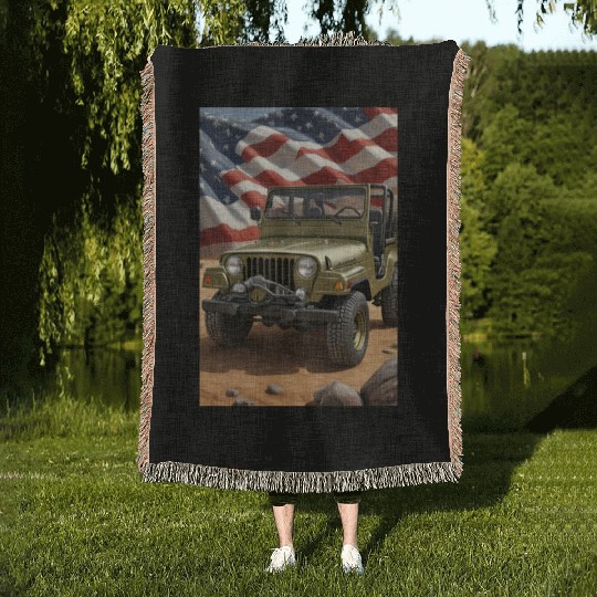 Jeep US Woven Blankets