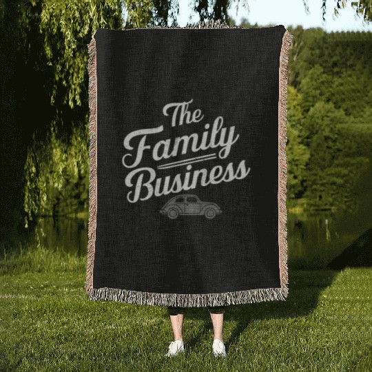 Mobster Gangster Mafia Organized Crime Boss Woven Blankets