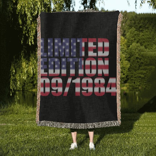 40th birthday Limited Edition USA 09/1984 Woven Blankets