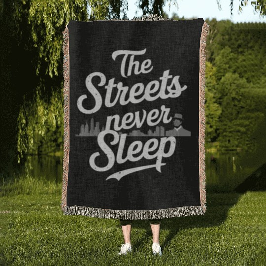 Mobster Gangster Mafia Organized Crime Boss Woven Blankets