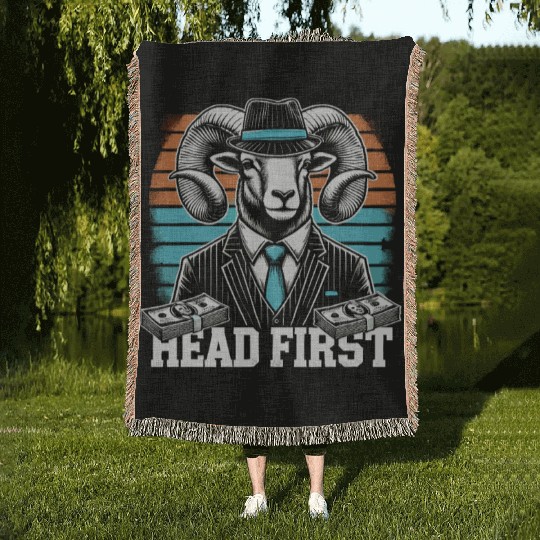 Mobster Gangster Mafia Organized Crime Boss Woven Blankets