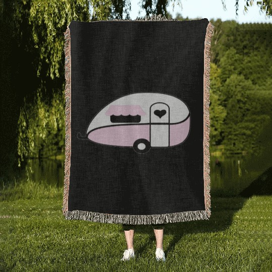 Happy Camper - Camping Woven Blankets