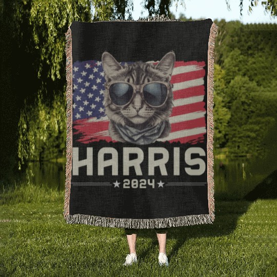 Harris 2024 Kamala Harris For President Woven Blankets