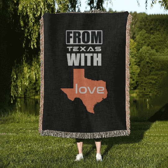 FROM TEXAS WITH LOVE Woven Blankets Woven Blankets