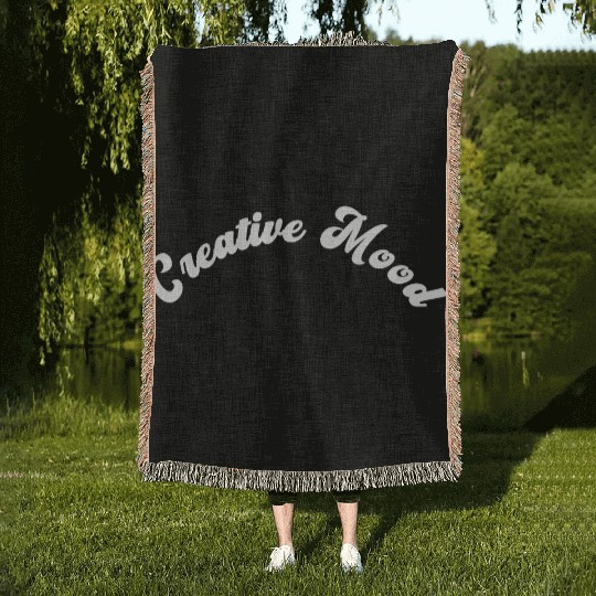 Creative Mood - Funny Artist Woven Blankets