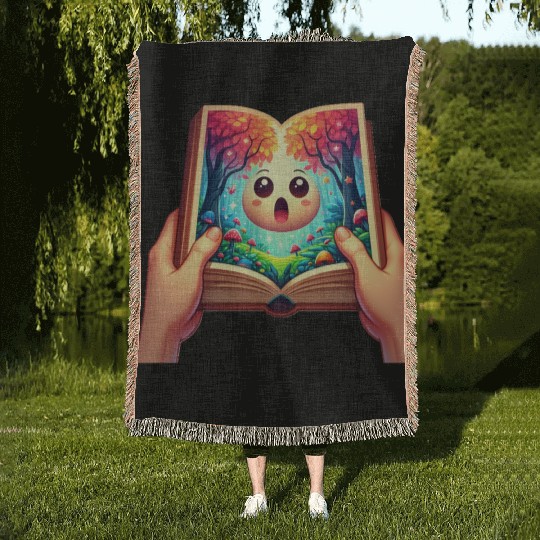 you turned the page Woven Blankets