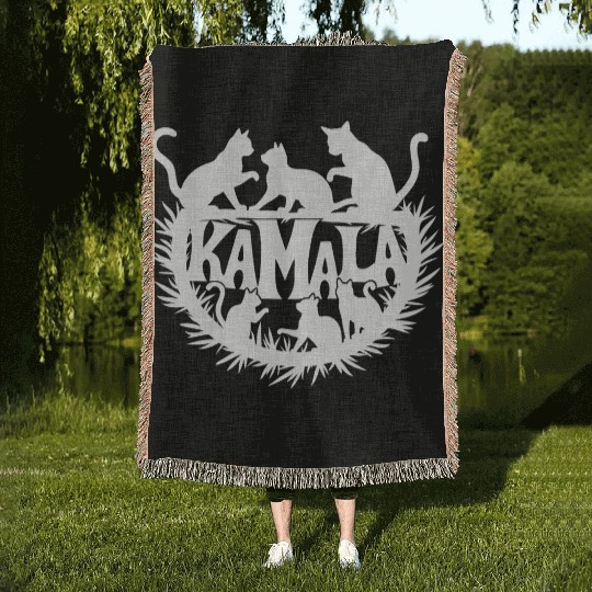 Kamala Harris 2024 For President Campaign Woven Blankets