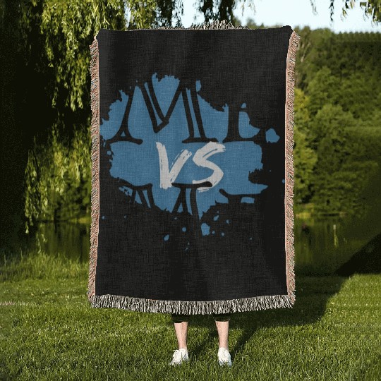 Me Vs Me! Woven Blankets
