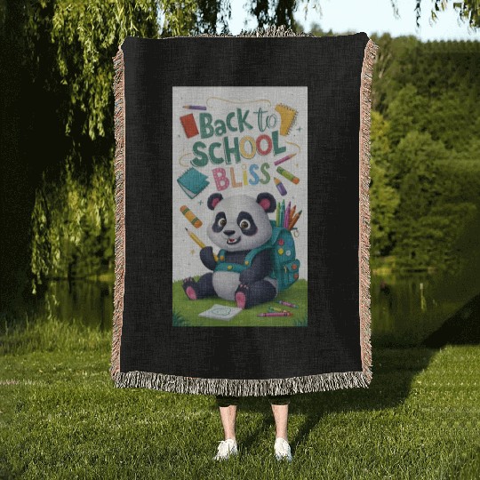 Back to school bliss Woven Blankets