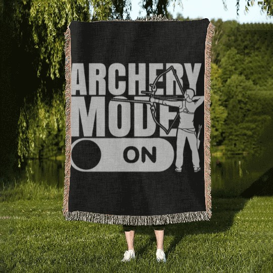 Archery mode: ON Archer Woven Blankets