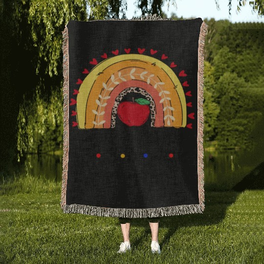 We Are On A Break Teacher Life Woven Blankets