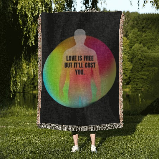 Black Neon Green Red Spiritual Chakra Woven Blankets