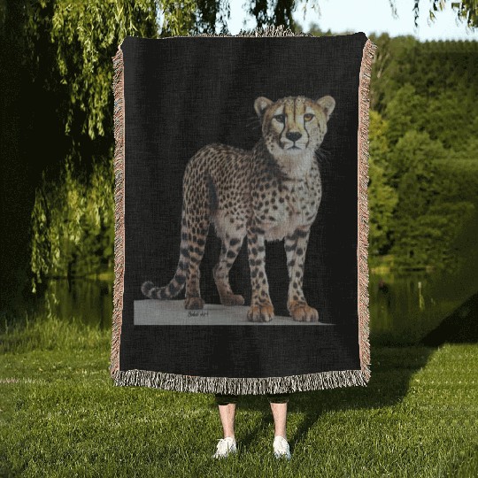 Cheetah Woven Blankets