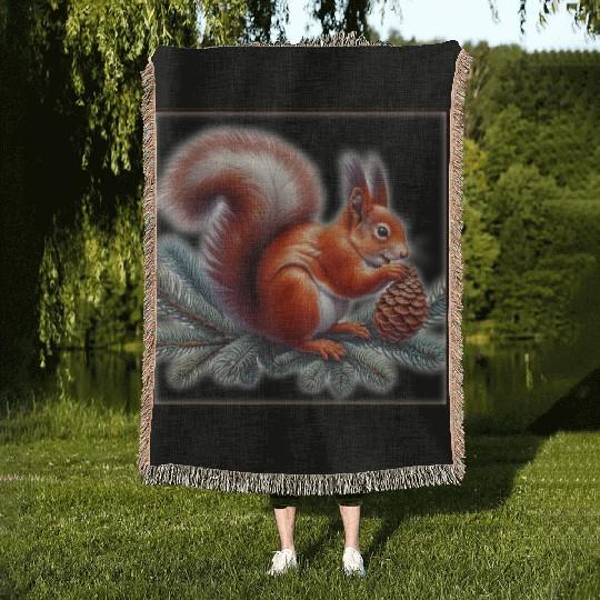 Most Cute And Fluffy Animals Woven Blankets