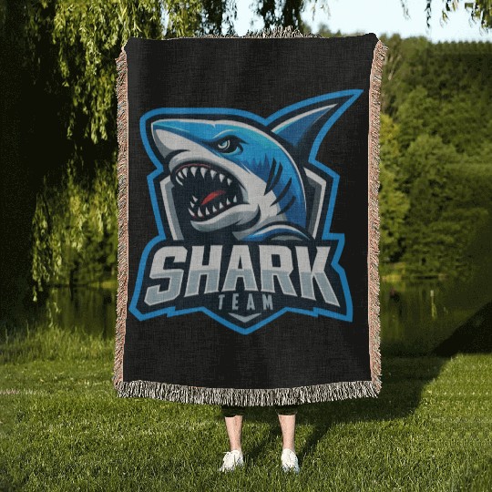Shark Team Woven Blankets