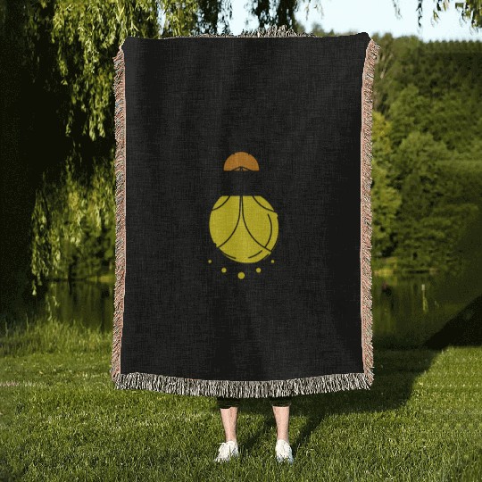 Fireflies Firefly Lightning Bug Insect Collector Woven Blankets