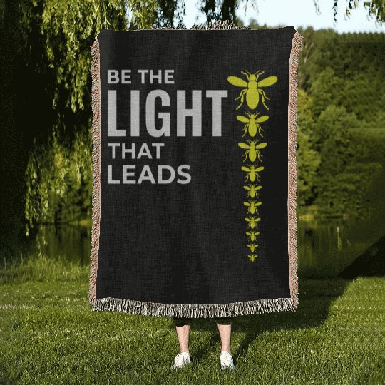 Fireflies Firefly Lightning Bug Insect Collector Woven Blankets
