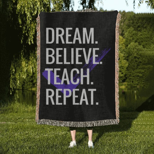 Physics, Biology, Chemistry or Science Math Woven Blankets