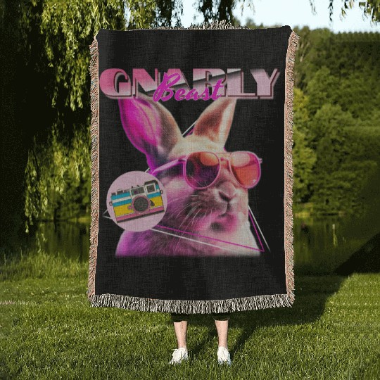 Hilarious "Gnarly Beast" – Cheers to Comedy Woven Blankets