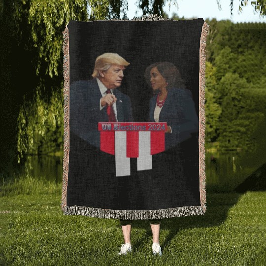 2024 US Elections,USA Classic Woven Blankets