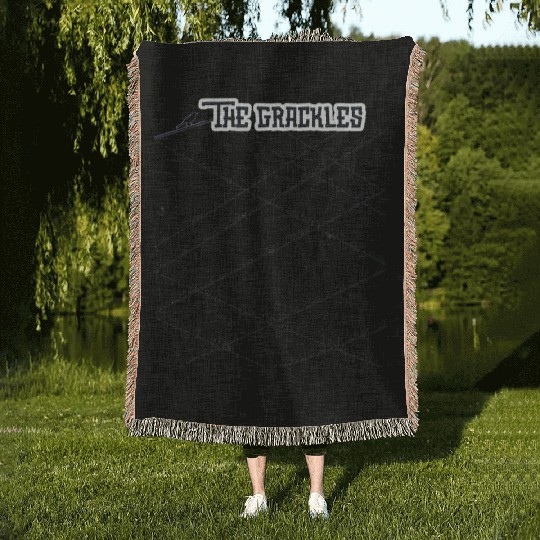 The Grackles : Austin, Texas Woven Blankets