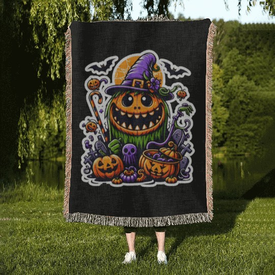 Pumpkin which Woven Blankets