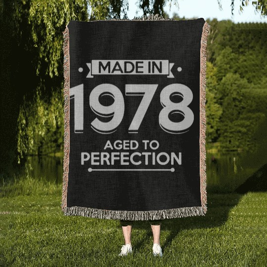1978 age of Perfection Woven Blankets