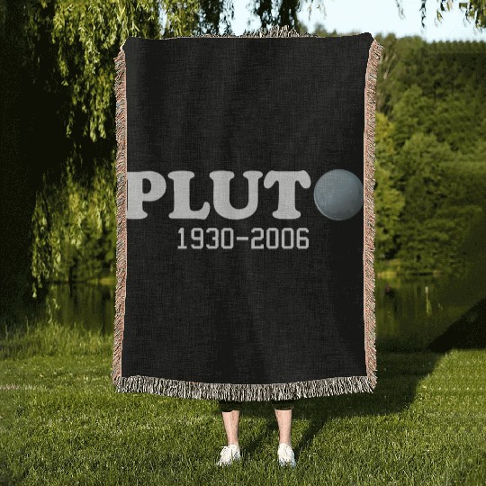 Pluto Never Forget It Was A Planet 1930 2006 Woven Blankets