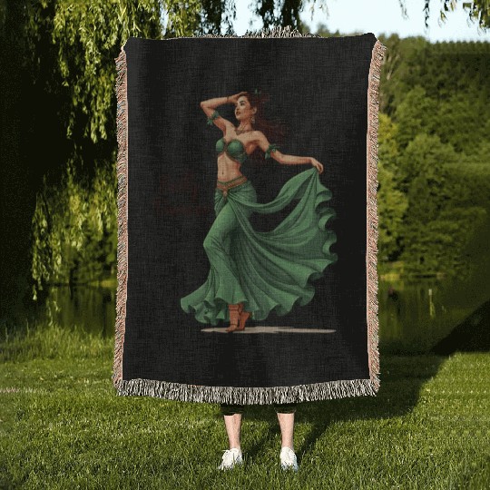 Belly Dancing Belly Dancer Belly Dance Classes Woven Blankets