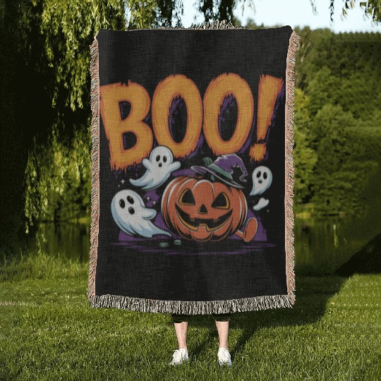 Pumpkin Power: The Ultimate Halloween Woven Blankets