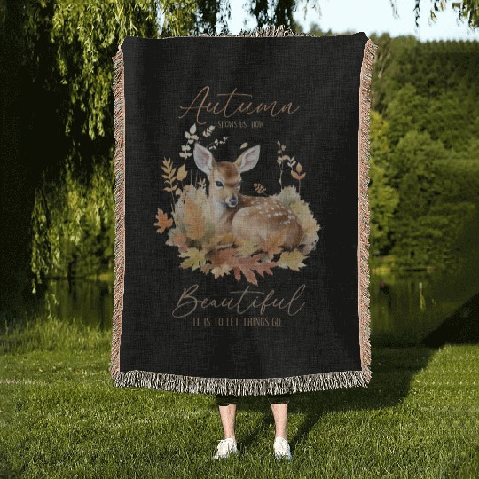 Autumn Grace - Letting Go with the Seasons Woven Blankets