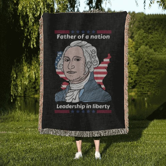 George Washington Tribute Woven Blankets
