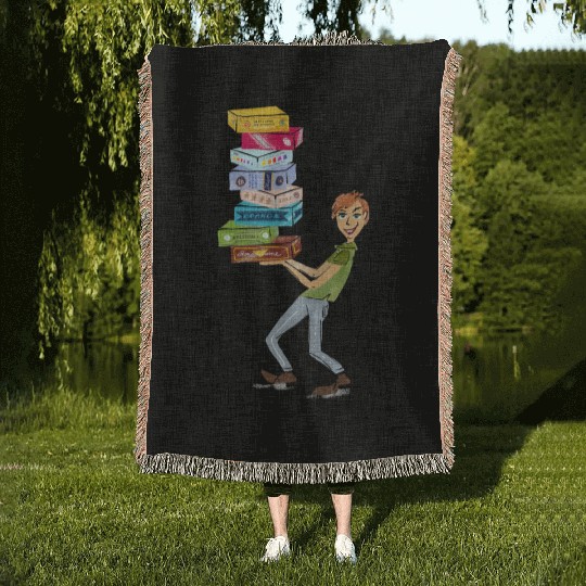 Board Game Fan Woven Blankets