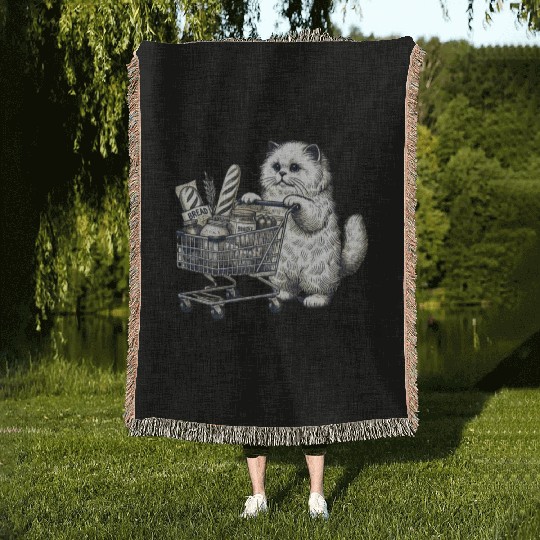 I Got 99 Problems and a sweet little treat Woven Blankets