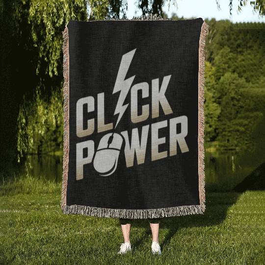 Click Power Cyber Monday Shopping Force Woven Blankets