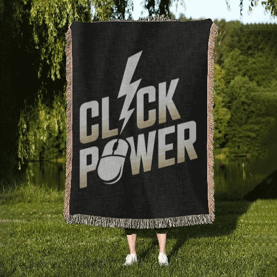 Click Power Cyber Monday Shopping Force Woven Blankets