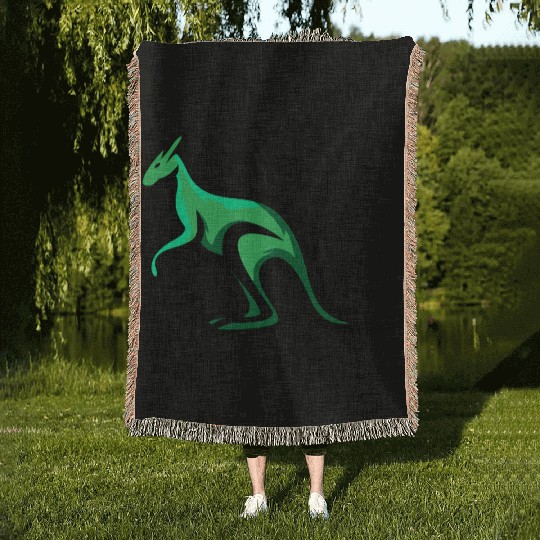 Jump into Style with Our Unique Kangaroo T Woven Blankets