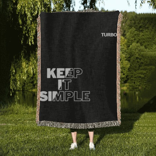 TURBO "KEEP IT SIMPLE" Merch Woven Blankets